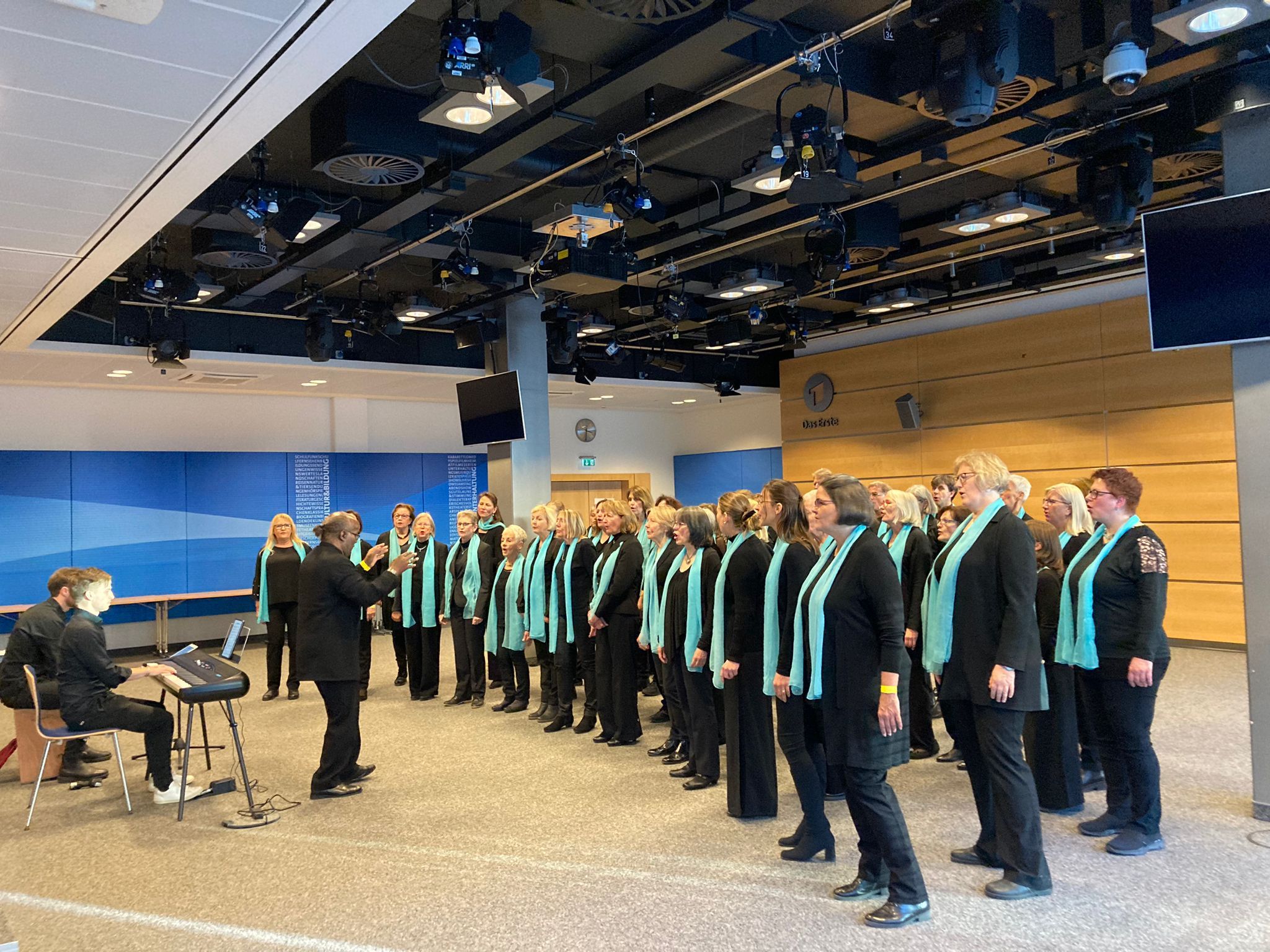 Mitglieder des Munich Mass Choir beim Bayerischen Chorwettbewerb